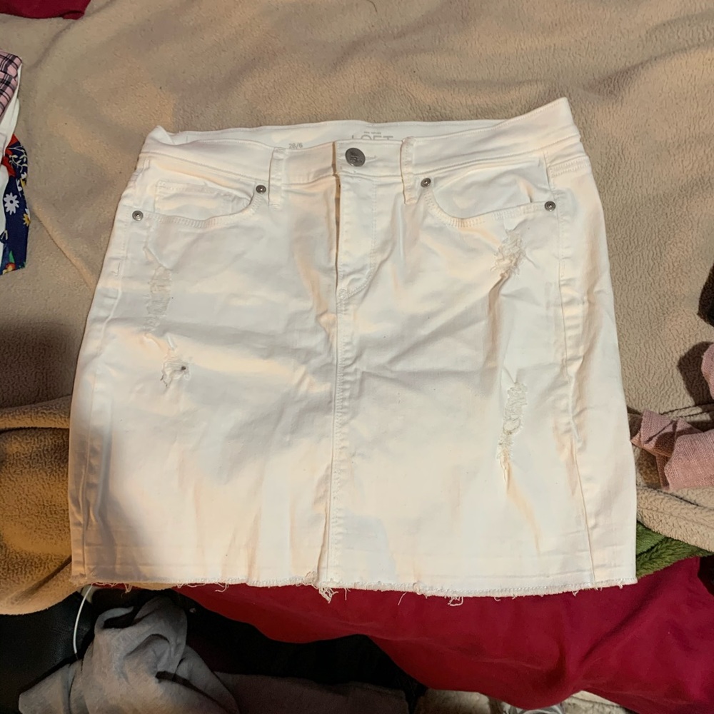 White skirt Ann Taylor